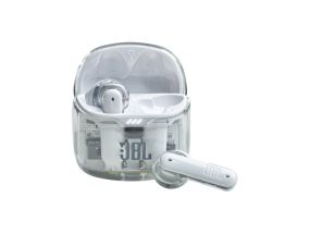 JBL Tune Flex Ghost Edition Wireless Earphones Earbuds, Ghost White