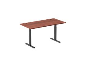 Adjustable Height Table Up Up Thor Black, Table top M Dark Walnut