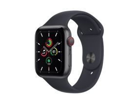 Apple Watch SE Smart watch, GPS+Cellular, Space Gray Aluminum Case/Midnight Sport Band, 44mm (SPEC)