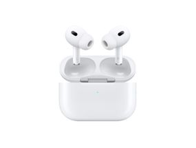 Apple AirPods Pro (2nd Gen) Wireless In-Ear Headphones Earbuds, Balta (MQD83ZM/A) (SPEC)