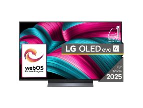 LG OLED evo AI OLED48C51LA (2025) TV 48'' 4K UHD 3840x2160, Smart TV, Black