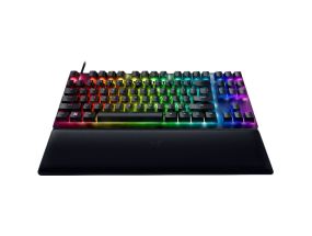 Razer Huntsman V2 Tenkeyless Gaming Keyboard, RGB LED light, US, Wired, Linear Red Switch, Black