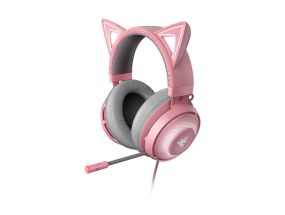 Razer RZ04-02980200-R3M1 Kraken Kitty Headset Wired Head-band Gaming, Grey/Pink