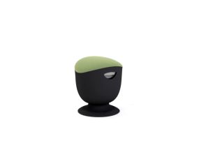 Up Up Seul ergonomic balance stool Black, D42 Green fabric