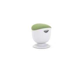 Up Up Seul ergonomic balance stool White, D42 Green fabric