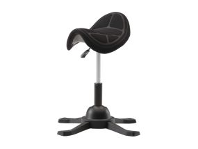 Up Up Toronto ergonomic balance stool Black, Black fabric, longer gas lift