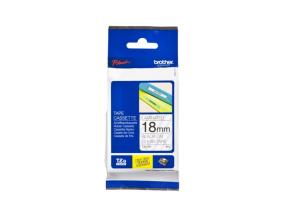 Brother TZe-141 (TZE141) Laminated Label Tape cassette P-touch, Black on Clear 18mm, 8m