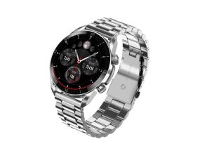 Garett V10 Smartwatch, Silver steel