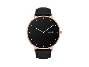 Garett Verona Smartwatch, Gold-black leather