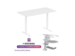 Adjustable Height Table Up Up Bjorn White, Table top L White