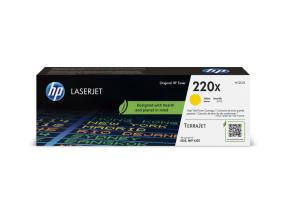 HP 220X (W2202X) Toner Cartridge, Yellow