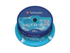 CD-R 700MB 52x Verbatim Crystal 25 шт на катушке