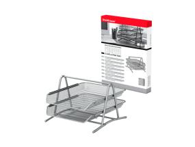 Dokumendisahtel ERICH KRAUSE Compass Classic A4 metallist hõbedane