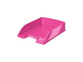 Letter tray Leitz Plus WOW Pink