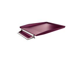 Document drawer small accessories with base LEITZ Style A4 burgundy