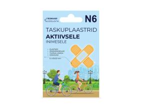 Elastsed tekstiilplaastrid N6 - taskupakend