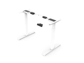 Elektriline töölauaraam Desk DUO 2-jalgne 2-mootoriga 4 mälukohaga valge