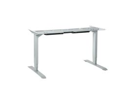 Electric desk frame Easy DUO 2-leg 2-motor with 4 memory slots gray