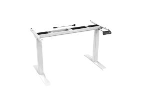 Electric desk frame LOCTEK 3-telescopic 2-motor white