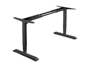 Elektriline töölauaraam PERUS 3 teleskoop 2-jalgne 2-mootoriga 4 mälukohaga must