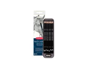 Graphite pencils Derwent Graphic in metal box