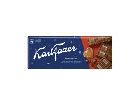 Milk chocolate KARL FAZER with gingerbread pieces 200g