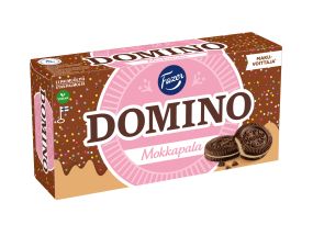 FAZER Domino Brownie cookies with tasty filling 350g