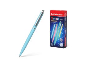 Ручка гелевая механическая ERICH KRAUSE Smart Gel 0.5мм пастельный корпус синие чернила