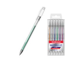 Geelpliiatsite komplekt Erich Krause R-301 Metallic 6 värvi