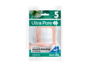 Пластырь для ран MEDRULL Ultra Pore 6x7см 5шт (стерильный)