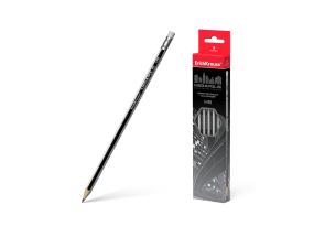 Harilik pliiats HB kummiga ERICH KRAUSE Megapolis teritatud 12tk pakis