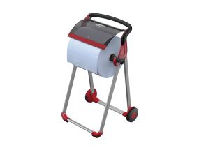 Hoidja tööstuslikule rullpaberile TORK W1/W2 põrandale punane/must