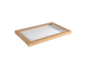 BIOPAK Box C96752 lid with window 455x313x30mm 50pcs (carton)
