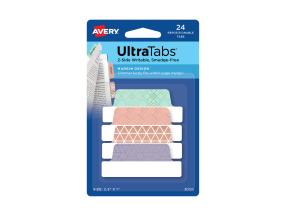 Järjehoidja 63,5x25mm AVERY 4 metallik värvi pakis