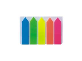 Järjehoidja plast 12x50mm neoonvärvi nooled ALCO 5x25tk