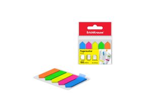 Page marker ErichKrause® Neon Arrows, 12x44 mm, 100 sheets, 5 colors