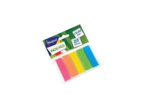Järjehoidja plastist 12x45mm 5 värvi FOROFIS 25 lehte