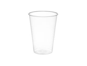 Drinking cup 200ml transparent white 100 pcs in a pack