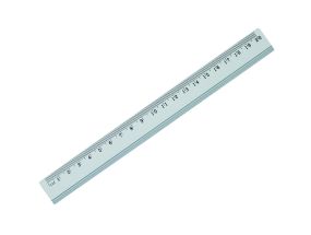 Ruler 20 cm metal