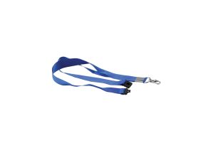 Collar with quick carabiner FOROFIS 45x2cm blue