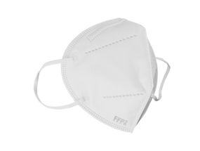 Kaitsemask respiraator FFP2 klapita 40tk pakis valge