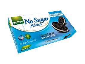 GULLON cocoa cookies with vanilla filling 400g (sugar-free)