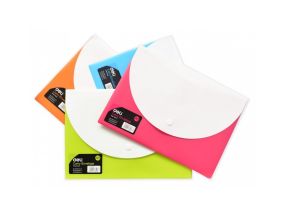 Plastic envelope with stamp C5 DELI color selection