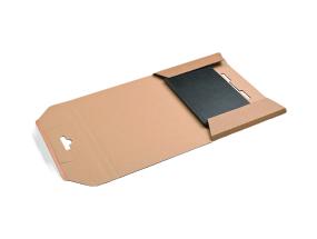 Kalendrikarp/pappkarp lainepapist, 305x218x10 mm, pruun/pruun