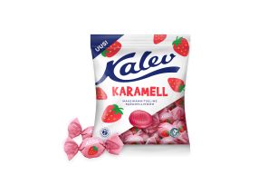Karamellikommid KALEV maasikamaitseline karamell 120g