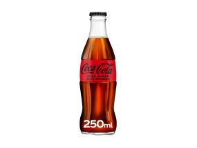 Soft drink COCA-COLA Zero in a 250ml glass bottle