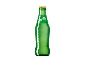 Soft drink SPRITE in a 250ml glass bottle
