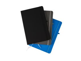 Notebook A5 ruled 80sh. hardcover, with elastic "Multicolor"