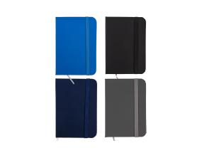 Kaustik raamatköites A7 jooneline kummikinnitusega CENTRUM 80 lehte, assortii värvid