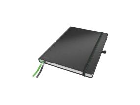 Kaustik raamatköites LEITZ Complete A5 ruuduline kummikinnitusega 80 lehte must